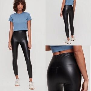 Aritzia Wilfred free Daria faux leather leggings S